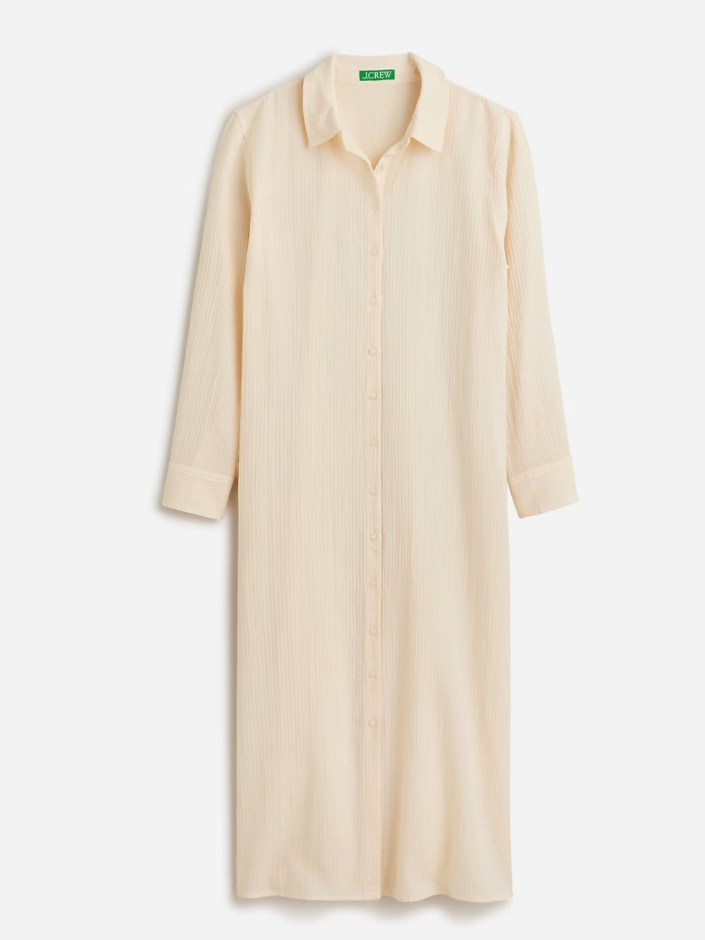 Long beach shirt in airy gauze